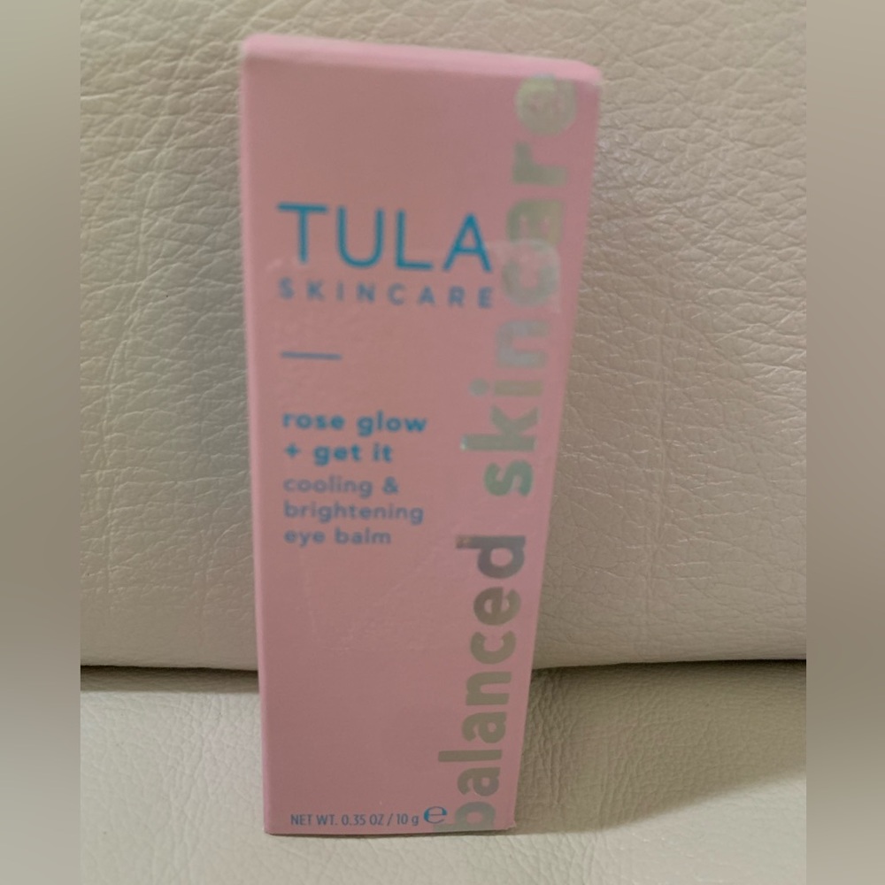 TULA Rose Glow & Get It cooling and brightening eye balm